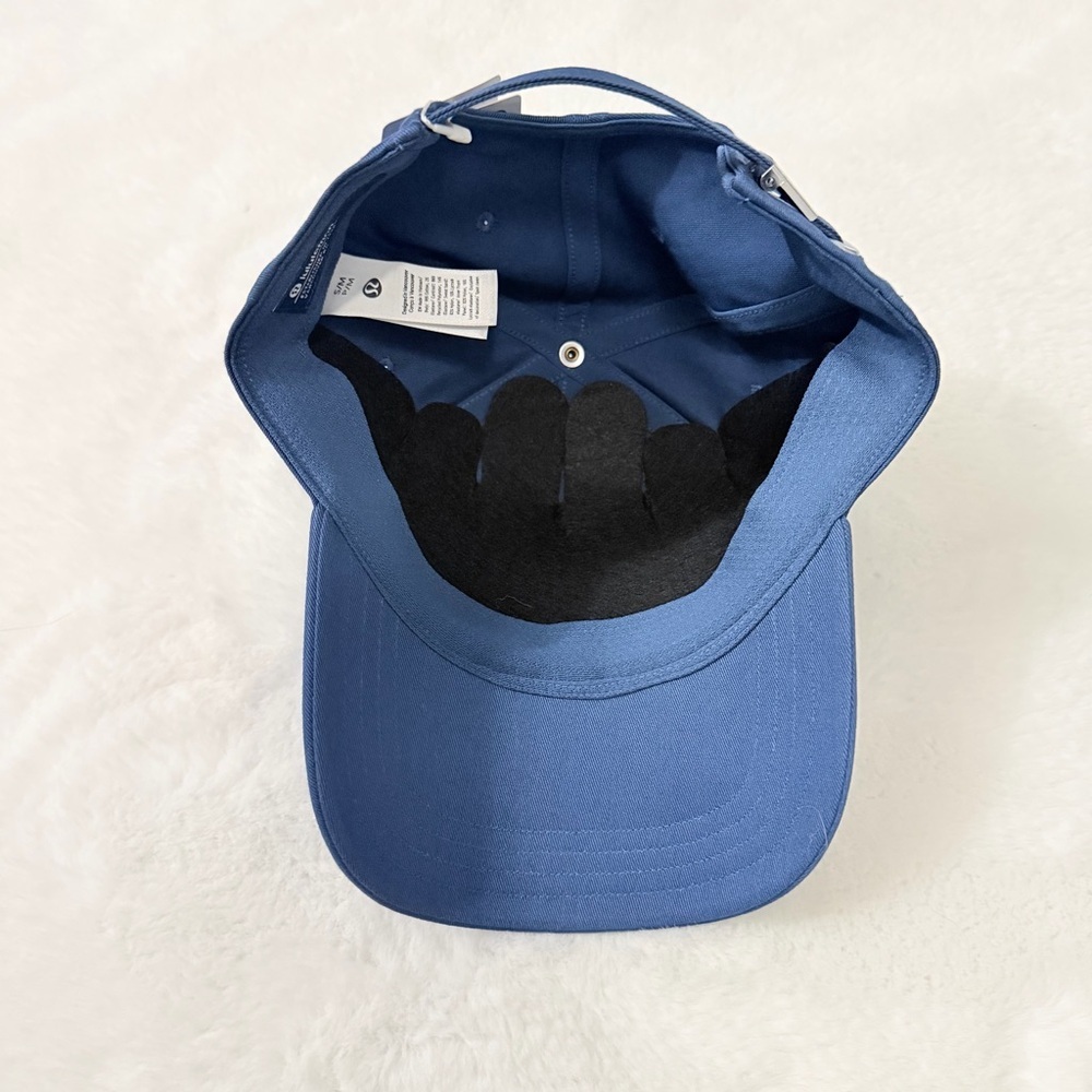 Lululemon Athletica Unisex Blue Ball Cap Script - Picture 8 of 8